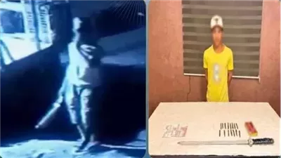 بحوزته حشيش ..القبض على المتهم بالسير ممسكا بسلاح ابيض بأحد الشوارع في أسوان 