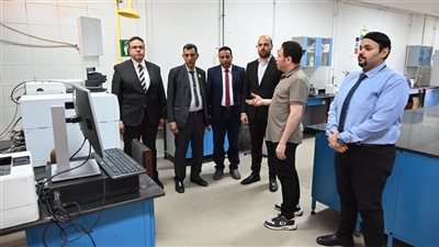 جامعة الفيوم تستقبل مدير البنك القومي للمعامل والأجهزة العلمية