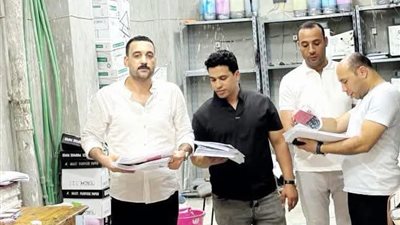 ضبط مطبعة غير مرخصة لتقليد وطباعة الكتب الخارجية المدرسية بدمنهور