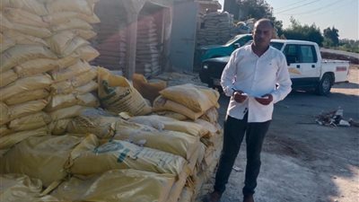 ضبط 400 كيلو أرز منتهي الصلاحية و7 أطنان أسمدة مجهولة المصدر بالدلنجات