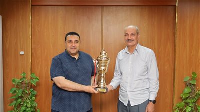 مياه البحيره تفوز بكأس  الكرة الخماسية الاتحاد العام الرياضي للشركات 
