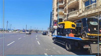 حملات مكثفة لضبط التكاتك المخالفة بالإسكندرية.. والمحافظ: لا تهاون مع السير عكس الاتجاه
