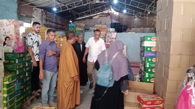ضبط كيان غير مرخص لتصنيع حلوى المولد  غير صالحة للاستهلاك الآدمي بالمنوفية 