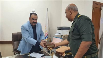 وكيل تعليم الأقصر يستقبل قائد القطاع لمدارس التأسيس العسكري