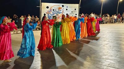 فلكلور مبهج لأطفال الأنفوشي في تاسع ليالي 