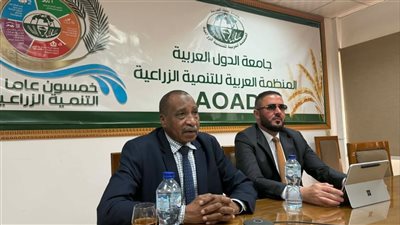الدخيري يستقبل وزير الزراعة الليبي بمقر المنظمة العربية للتنمية الزراعية بالقاهرة ويبحث تعزيز التعاون المشترك