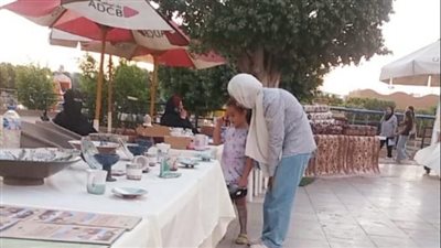 معرض للحرف اليدوية والتراثية الفيومية بنادي هليوبوليس 