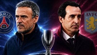 شاهد البث المباشر لمباراة باريس سان جيرمان ضد أستون فيلا في السوبر الأوروبي 2026 يلا شوت فيديو الآن