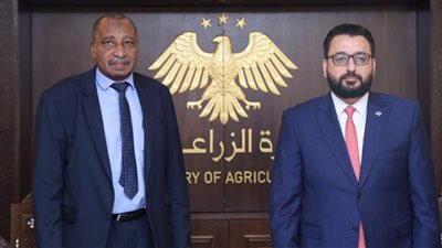 الدخيري يبحث مع وزير الزراعة السوري تعزيز التعاون ودعم التنمية الزراعية والأمن الغذائي