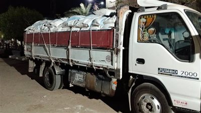 ضبط 6.5 طن دقيق قبل تهريبه للسوق السوداء بالفيوم 