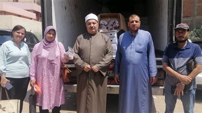 أوقاف البحيرة تسلم 2 طن لحوم أضاحي للتضامن الاجتماعي لتوزيعها على الأسر المستحقة