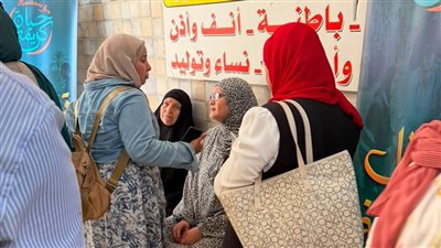 الكشف على 310 حالة في قافلة “ تاج العز” التابعة لجامعة المنصورة