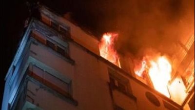 عاجل|حريق يلتهم شقة سكنية بعقار في دار السلام 