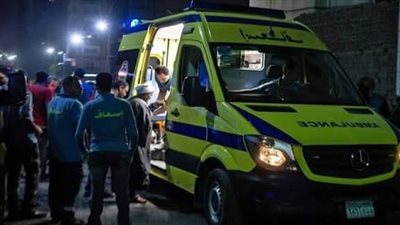 مصرع شخص وإصابة 8 آخرين في تصادم 3 سيارات ميكروباص بصحراوى البحيرة