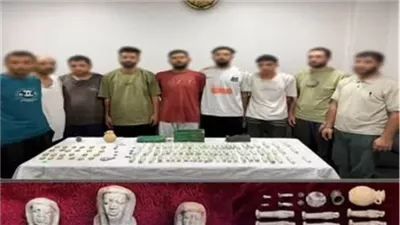 ضبط تشكيل عصابي بحوزته 118 قطعة يُشتبه في أثريتها بالقاهرة