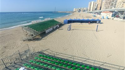 استعدادات مكثفة بالإسكندرية لاستقبال بطولة الأمم الأفريقية للكرة الطائرة الشاطئية