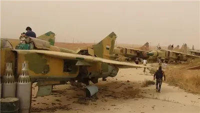 4 غارات تستهدف قاعدة أبو الظهور الجوية شمال غربي سوريا