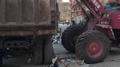 رفع 945 طنًا من بؤر المخلفات والتراكمات التاريخية بالغربية 