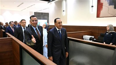 مدبولى يفتتح مركز الخدمات الضريبية بالعلمين وإطلاق موبايل أبلكيشن للتصرفات العقارية