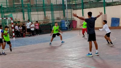 تدريبات قوية لكرة اليد بمركز شباب الظاهرية بالاسكندرية