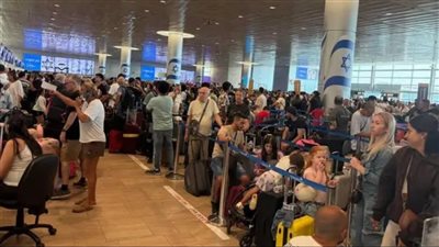 كابوس في مطار بن جوريون.. طوابير غير مسبوقة وإغلاق تدريجي للمجال الجوي