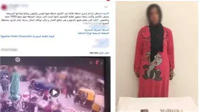 القبض على المتهمة بمغافلة سيدة وسرقة حقيبتها بأحد الأسواق في البحيرة 