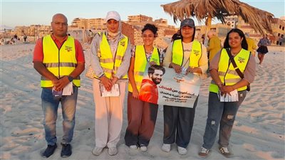 صندوق مكافحة وعلاج الإدمان ينفذ فعالية توعوية بشاطئ مارينا أبو يوسف بالإسكندرية