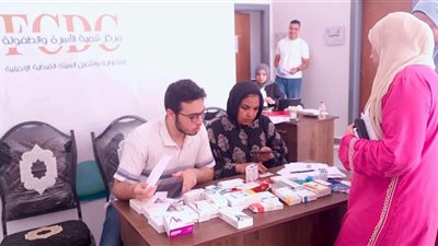 502 مستفيد من قافلة طبية مجانية بقرية الصبية في أبوالمطامير 