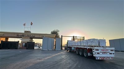 الهلال الأحمر المصري يدفع قافلة «زاد العزة» 262 لدعم الأشقاء الفلسطينيين في غزة