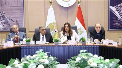 وزيرة التنمية المحلية والبيئة تتابع مع محافظي الدقهلية والغربية مشروع تطهير مصرف كيتشنر 
