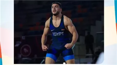 محمد القاسم لاعب المصارعة يرفع رصيد مصر إلى 9 ميداليات في دورة المتوسط