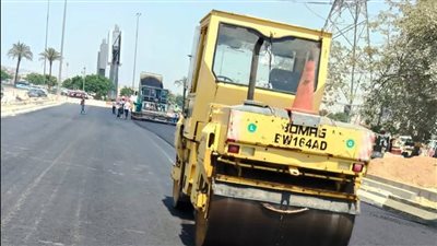 جهاز حدائق أكتوبر يواصل أعمال تطوير ورفع كفاءة طريق سوق الجملة