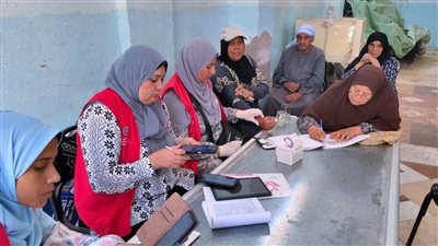 قافلة صحية وتموينية وتوعوية بقرية فيشا بالمحمودية 