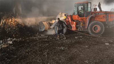 رفع 2000 طن مخلفات رتش وفتح الطريق أمام السيارات بنفق العشروا في العمرانية