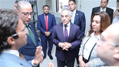 وزيرا العدل والتنمية المحلية والبيئة يشهدان بدء تشغيل فرع توثيق «الودي» بالصف
