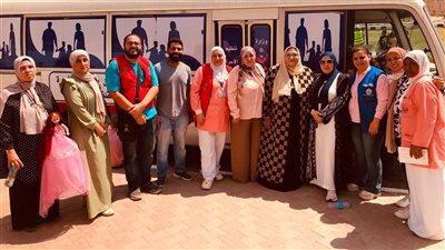 قافلة طبية مجانية من صحة القاهرة والمحافظة وجامعة الأزهر لخدمة الأهالي 
