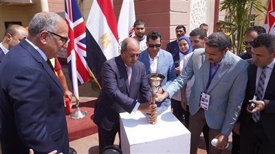 الجامعة البريطانية في مصر تستضيف مسيرة شعلة بطولة الألعاب الأفريقية للجامعات