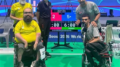 عبد الرحمن سعد يمنح الفراعنة أول انتصار في بطولة العالم للبوتشيا