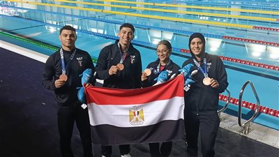مصر تحصد برونزية تتابع للسباحة بالزعانف في دورة البحر المتوسط