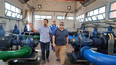 محطة مياه كوم القناطر ترفع جاهزيتها لخدمة 200 ألف نسمة في البحيرة