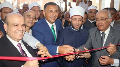 احتفالًا بالعيد القومي للقليوبية.. محافظ القليوبية ووزير الأوقاف يفتتحان مجمع الرحمة الإسلامي 