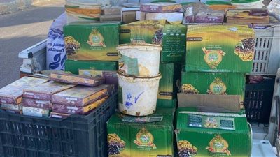 ضبط 180 كيلو تمر و200 كيلو توابل غير صالحة للاستهلاك الآدمي.. تفاصيل