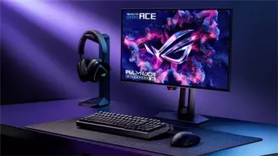 أسوس تكشف شاشات ألعاب OLED بتردد 720 هرتز