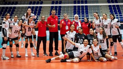 منتخب ناشئات الكرة الطائرة يتوج بذهبية البطولة العربية بالأردن بعد الفوز على الجزائر