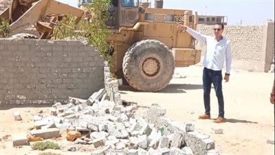 إزالة 16 حالة تعدٍ على الأراضي الزراعية وأملاك الدولة بالشرقية 