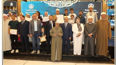 محافظ بنى سويف يشهد تكريم الفائزين فى مسابقة 