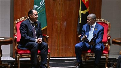 رئيس أنجولا يستقبل مدبولى لبحث تعزيز التعاون الثنائي وتنفيذ عدد من المشروعات 