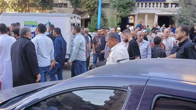 أهالي الفيوم يودعون معاون مباحث سنورس بعد مصرعه في حادث انقلاب سيارة