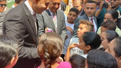 وزير التربية والتعليم ومحافظ القليوبية يفتتحان مدرسة محمد عبد الحميد ببنها 