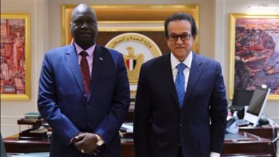 وزير الصحة يستقبل سفير جنوب السودان لبحث التعاون والدعم الصحي للأشقاء